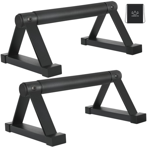 Wood push bars parallettes - up,